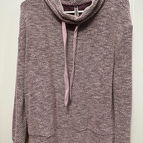 Ebb & Flow Sweaters - Elegant Cowl Neck Sweater - Purple